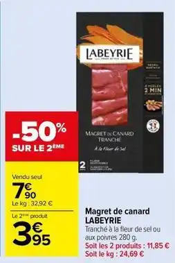 Carrefour Drive Labeyrie - magret de canard offre