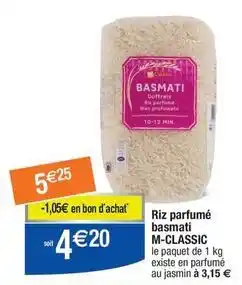 Migros M-classic - riz parfumé basmati offre