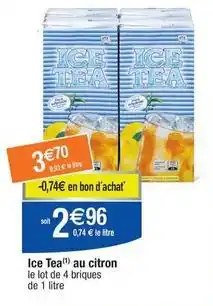 Migros Ice tea - au citron offre