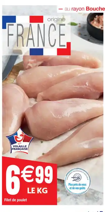 Cora x Carrefour Filet De Poulet offre