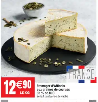 Fromager D'Affinois Aux Graines De Courges 32% De M.G