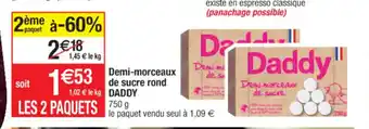 Cora x Carrefour Demi-Morceaux De Sucre Rond Daddy offre