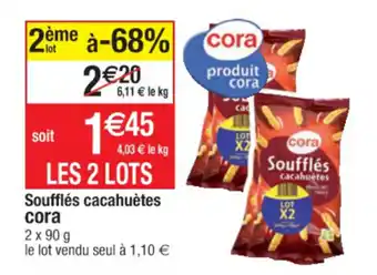 Soufflès Cacahuètes CORA