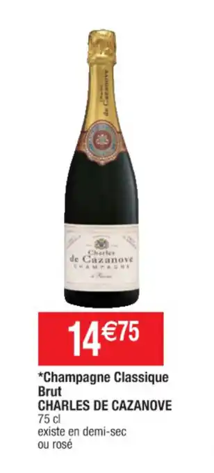 Champagne Classique Brut Charles De Cazanove