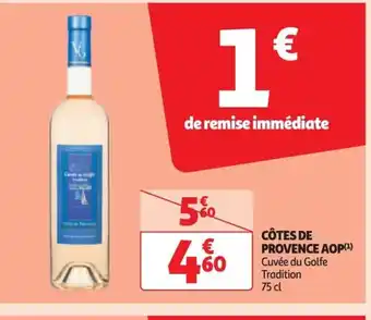 Auchan Supermarché CÔTES DE PROVENCE AOP offre