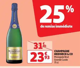 Auchan Supermarché CHAMPAGNE HEIDSIECK & CO offre