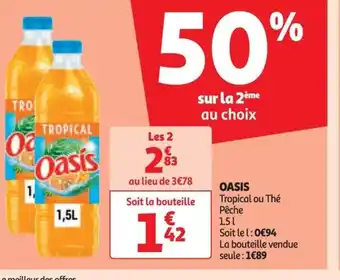 Auchan Supermarché Oasis offre