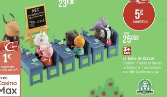 Géant Casino Peppa pig la salle de classe offre