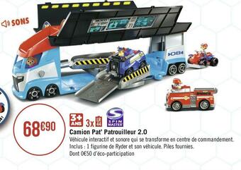Spin master camion pat’ patrouilleur 2.0