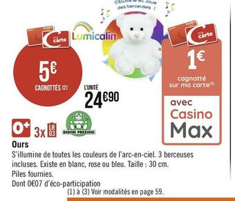 Géant Casino Ours offre