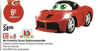 Junior ma première ferrari radiocommandée