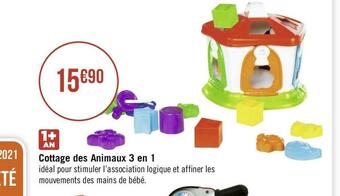 Cottage des animaux 3 en 1