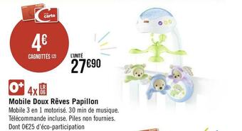 Géant Casino Mobile doux rêves papillon offre