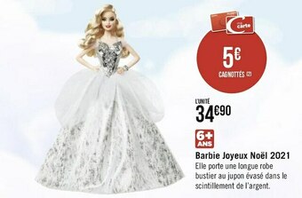 Barbie joyeux noël 2021