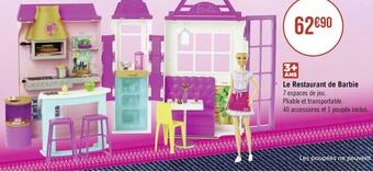 Géant Casino Barbie le restaurant de barbie offre