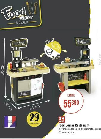 Géant Casino Food corner restaurant offre