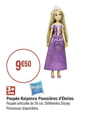 Géant Casino Poupée raiponce poussières d’étoiles offre