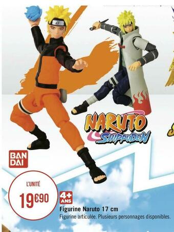 Géant Casino Naruto figurine naruto 17 cm offre