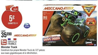 Géant Casino Meccano monster truck offre