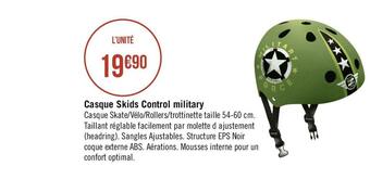 Casque skids control military