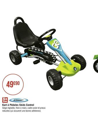 Géant Casino Stamp kart à pédales skids control offre