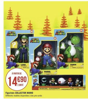 Géant Casino Mario figurines mario offre