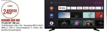 Tv led 39’’ (98 cm)