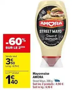 Carrefour Drive Amora - mayonnaise offre