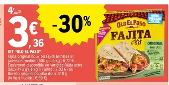 E.Leclerc KIT "OLD EL PASO" offre