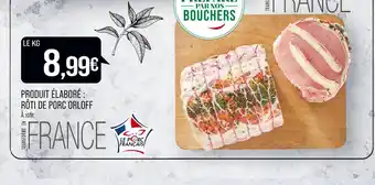 Match PRODUIT ÉLABORÉ : RÔTI DE PORC ORLOFF offre