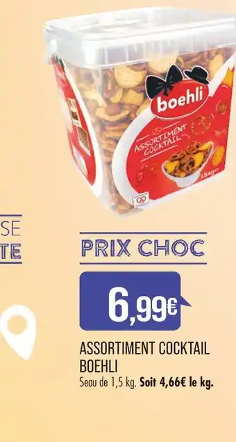Match BOEHLI ASSORTIMENT COCKTAIL offre