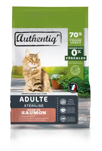 Gamm vert Croquettes chat Authentiq' offre