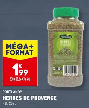 ALDI PORTLAND HERBES DE PROVENCE offre