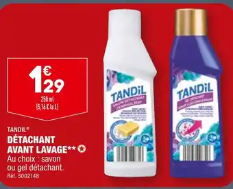 ALDI TANDIL DÉTACHANT AVANT LAVAGE offre