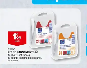 ALDI VITALIS KIT DE PANSEMENTS offre