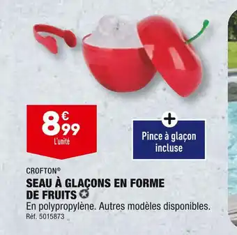 ALDI CROFTON SEAU À GLAÇONS EN FORME DE FRUITS offre