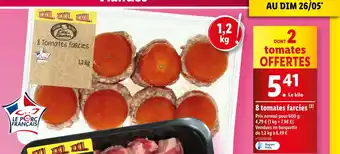 Lidl L'étal du boucher 8 tomates farcies offre