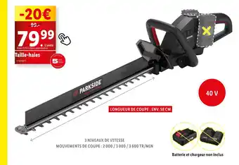 Lidl PARKSIDE Taille-haies offre