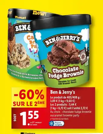 Lidl Ben & Jerry’s Ben & Jerry’s offre