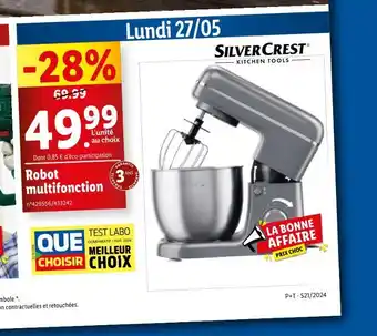 Lidl Silver crest Robot multifonction offre