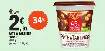 E.Leclerc PÂTE À TARTINER "NOVI" 200 g. offre