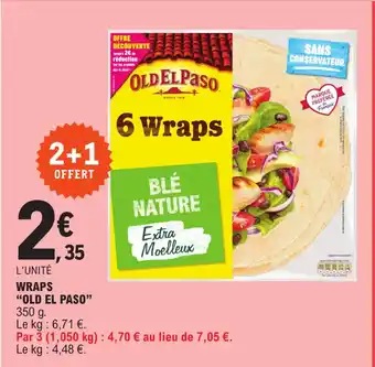 E.Leclerc WRAPS "OLD EL PASO" offre