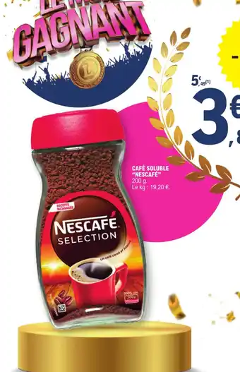 E.Leclerc CAFÉ SOLUBLE "NESCAFÉ" offre