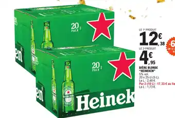 E.Leclerc BIÈRE BLONDE "HEINEKEN" offre