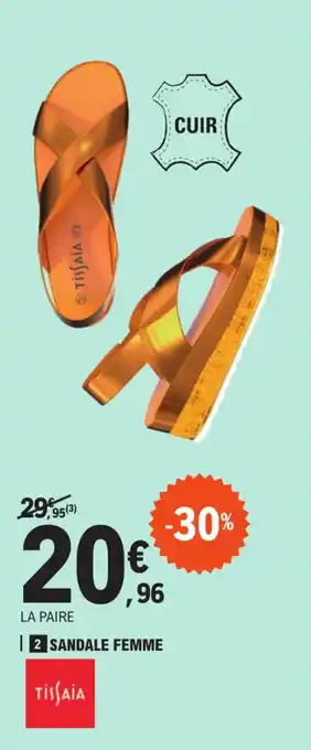 E.Leclerc SANDALE FEMME offre