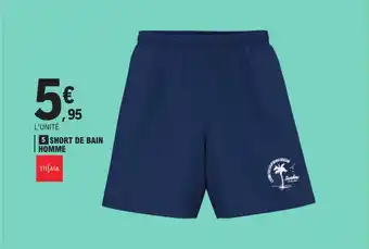 E.Leclerc SHORT DE BAIN HOMME offre