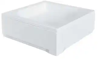 Bricorama Receveur de douche ARES carré 70x70-80x80-90x90 cm blanc - Dimensions: 90x90 cm offre