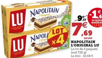 Hyper U NAPOLITAIN L'ORIGINAL LU offre