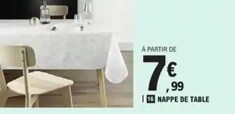 E.Leclerc NAPPE DE TABLE offre