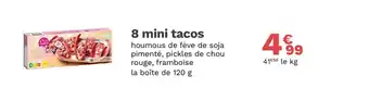 Picard 8 mini tacos offre